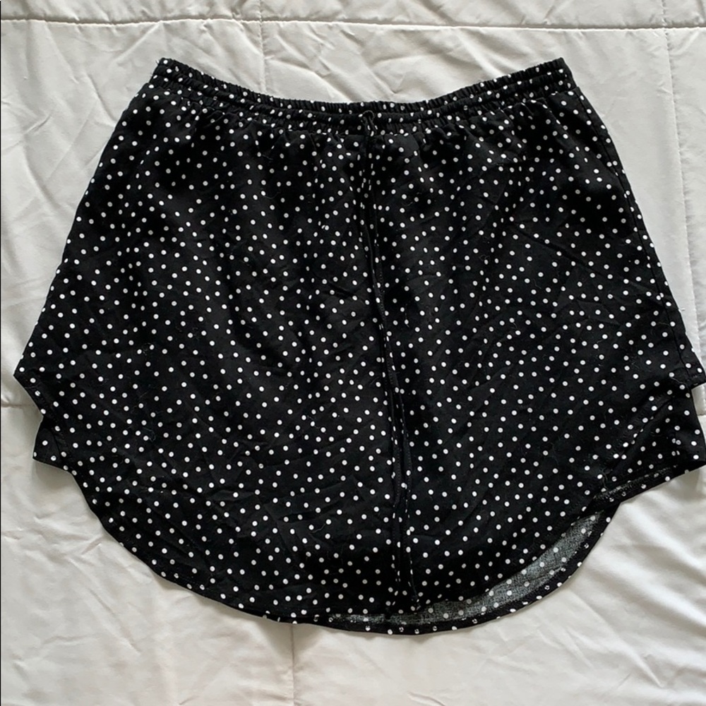 Polka dot skort